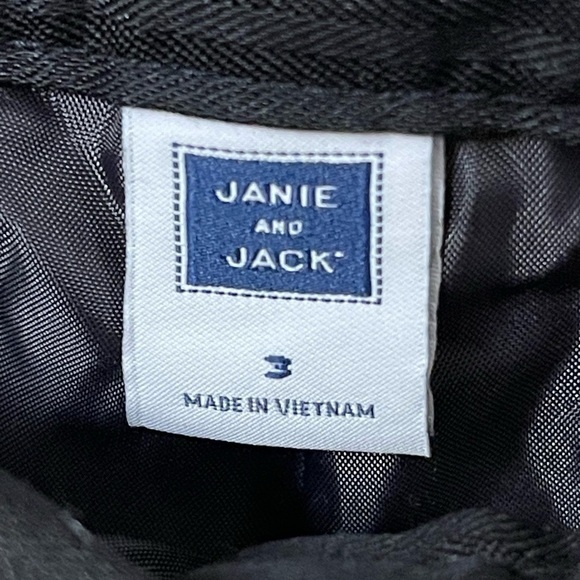 Janie & Jack Plaid Adjustable Waist Fully Lined Size 3 - Picture 3 of 7